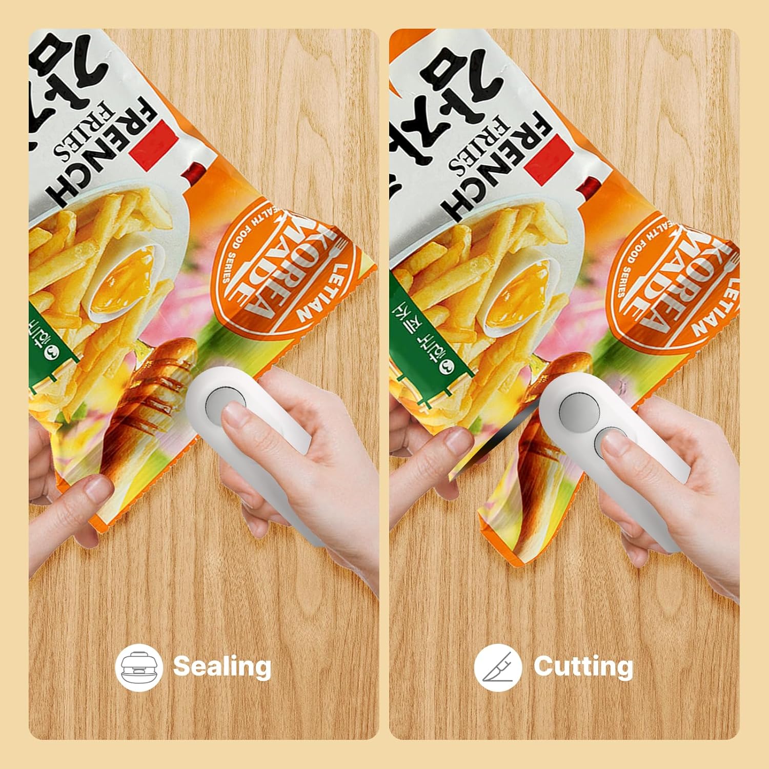 Heat Sealing Machine 2 in 1 Cutting and Sealer